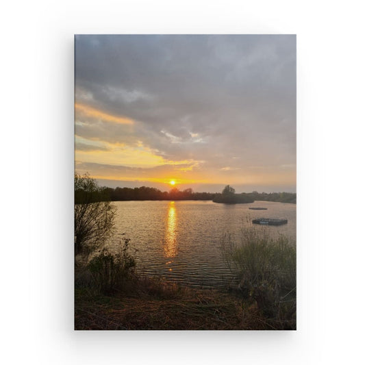 Bremens kleine Weser als Leinwandbild