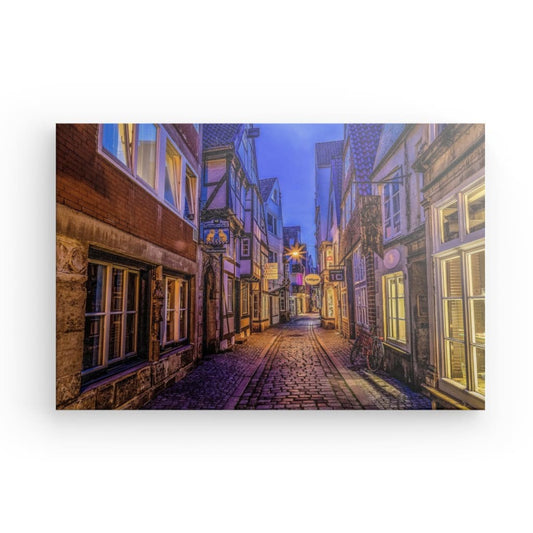 Der Bremer Schnoor als Leinwandbild