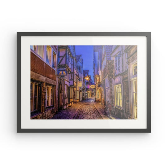 Der Bremer Schnoor als Passepartout