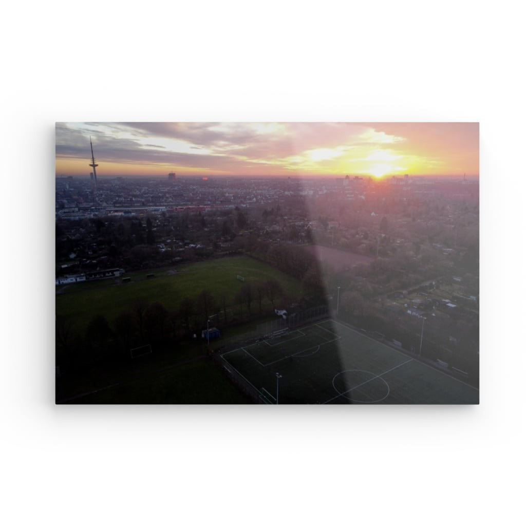 Bremen Walle von oben als Gallery-Print
