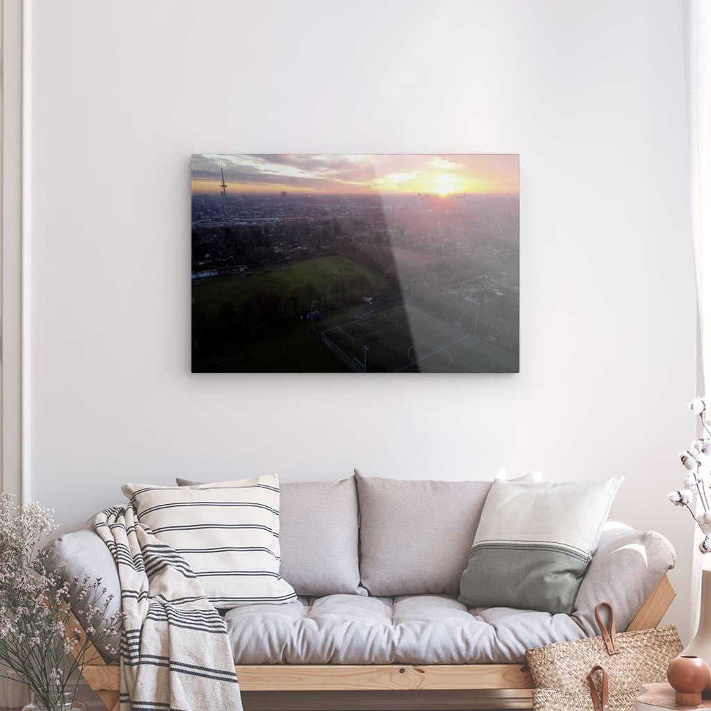 Bremen Walle von oben als Gallery-Print