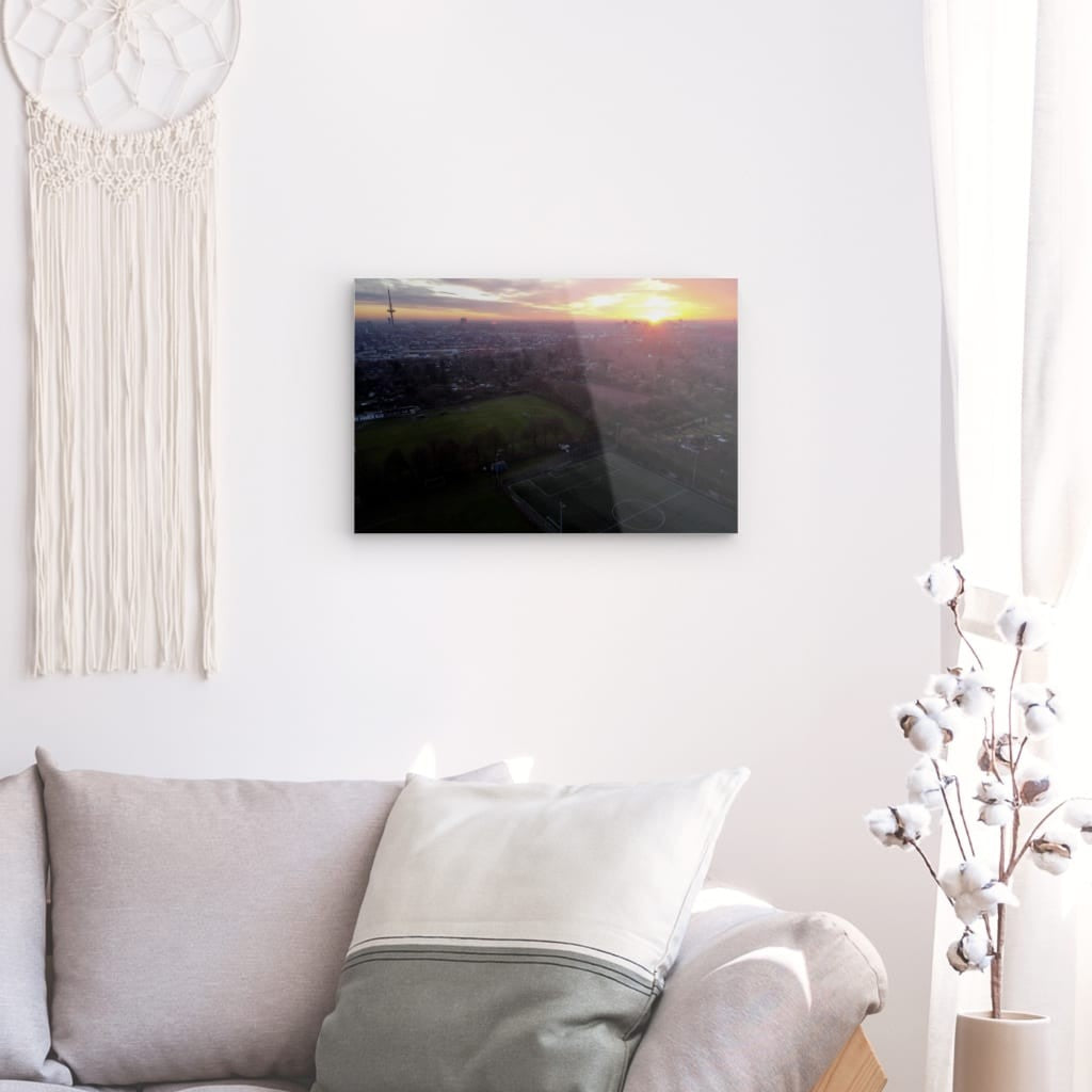 Bremen Walle von oben als Gallery-Print