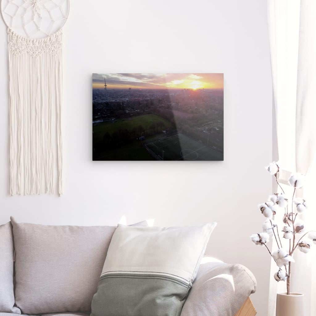 Bremen Walle von oben als Gallery-Print